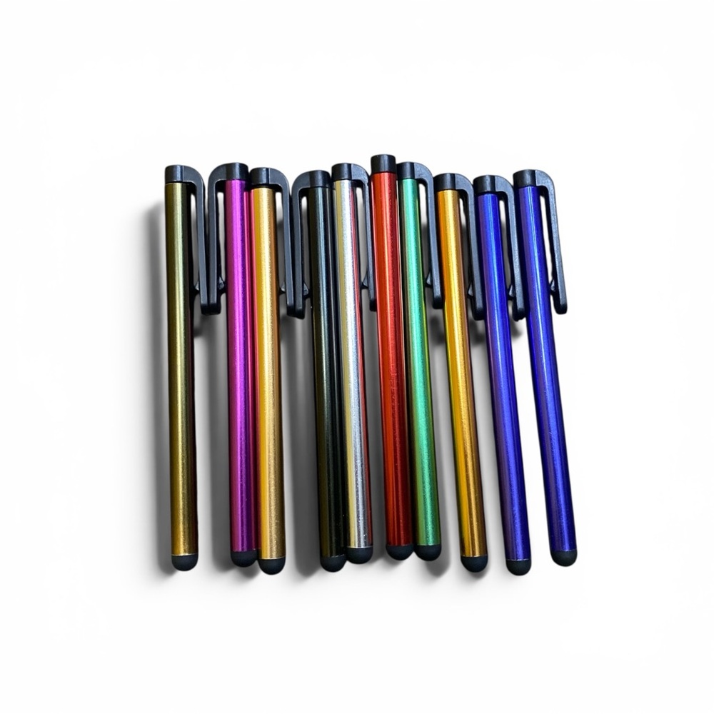 Universal Metallic Multi-Color Capacitive Stylus Pen - Assorted Colors